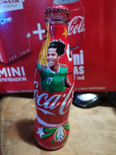 Botella Coca Cola Selección Mexicana Giovani Dos Santos