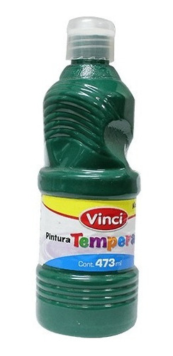 Pintura Tempera Lavable Vinci 473ml Verde