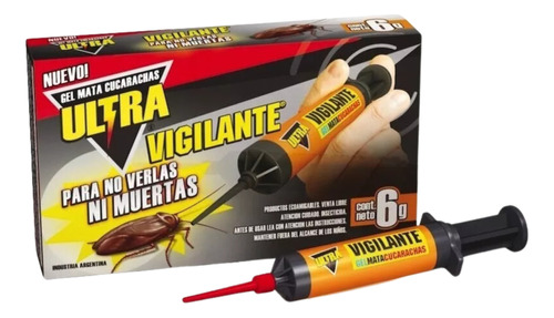 Gel En Jeringa Mata Cucarachas Vigilante Veneno Cebo