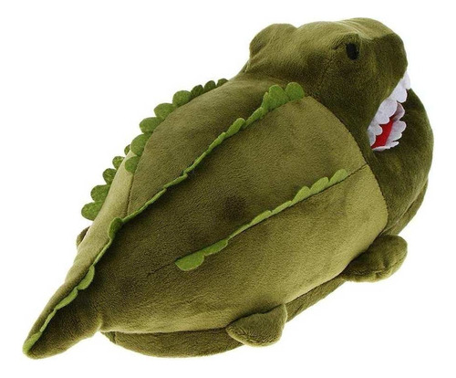 Zapatilla Linda De Cocodrilo Animal De Peluche Zapatilla De