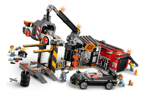Kit de construção Lego City Car Scrapping 60472