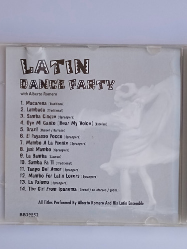 Cd Latin Dance Party Wiht Alberto Romero (Usado)