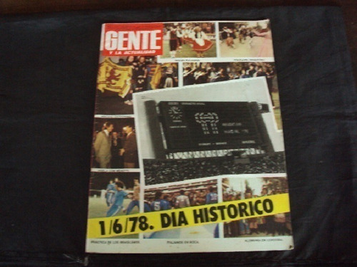 Revista Gente # 671 (1 Junio 1978) - Comienzo Mundial 78