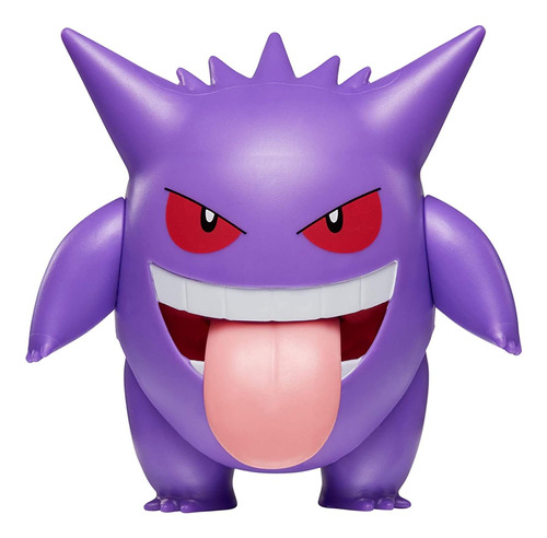 Pokemon Figura De Batalla De 4.5 Pulgadas Gengar Morado