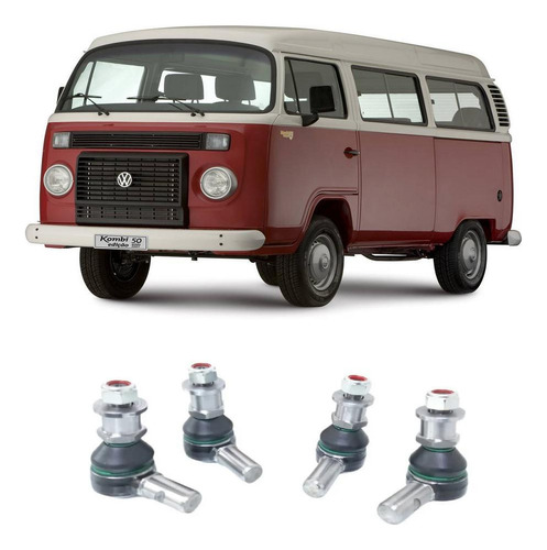 Kit Pivo Suspensao Dianteira Vw Kombi 1975 A 2015