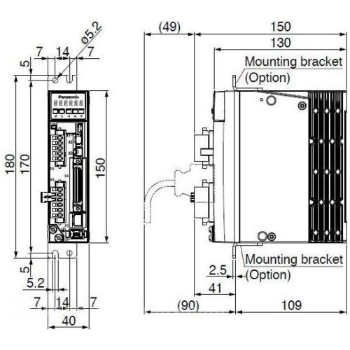 Panasonic Madln11se A6 Series Ac Servo Drive Mfgd Oaa