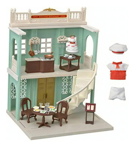 Calico Critters Serie Town Delicioso Restaurante, Casa De