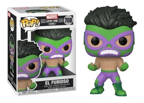Pop! Funko El Furioso #708 Marvel Lucha Libre