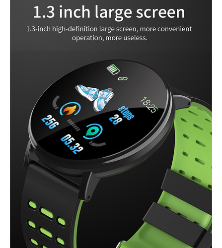 Reloj Lp719: Pantalla A Color, Bt, Ip68, Heart E