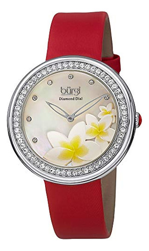 Burgi Floral Imprimir Reloj Para Mujer - C B00t4e7bvo_190324