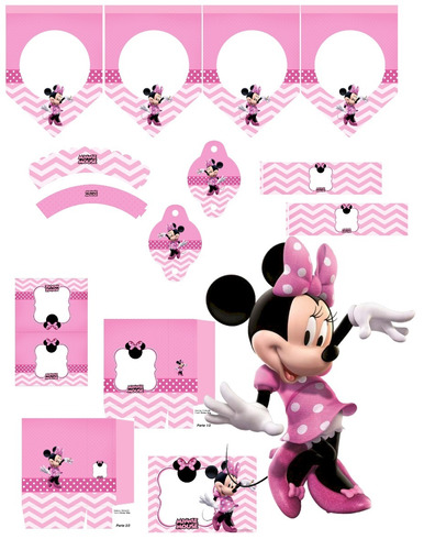 Kit Imprimible Minnie Para Fiesta