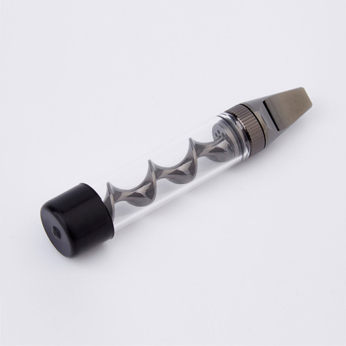 Kit De Pipas Para Fumar Hierbas Secas Con Vidrio Retorcido M