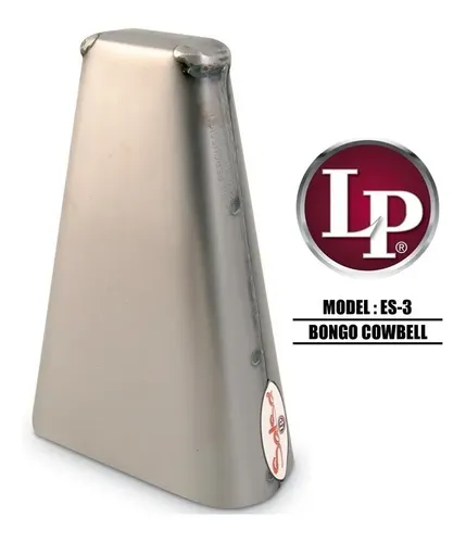 Latin Percussion LP ES-3 Salsa Cowbell - Medium Pitch, Handheld Bongo Cowbell For Latin & Percussion Kits