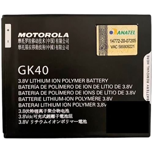 Bateira Gk40 Moto G4 Play Moto G5 Moto E4 Lenovo K5 A6020