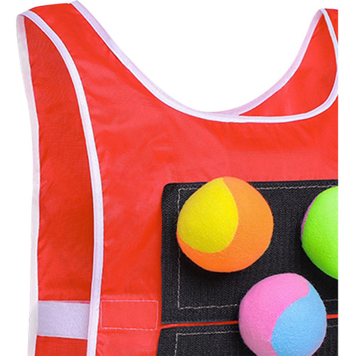 Juego De Dodgeball Con 5 Bolas Pegajosas Adultos Rojos