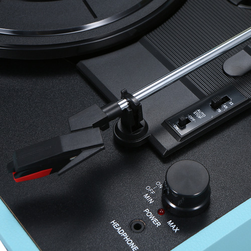 Mesa Giratória Vintage Com Alto-falantes: Black Us Phonograp