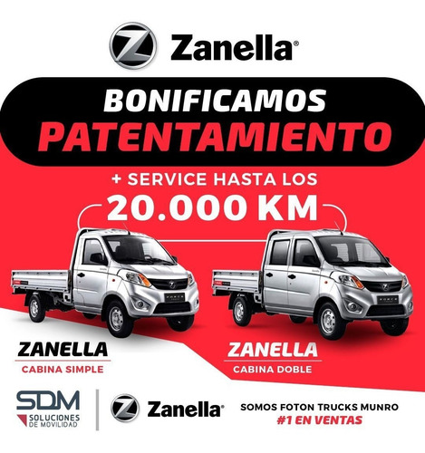 Imagen 3 de 25 de Zanella Z Truck Cabina Doble Industria Nacional