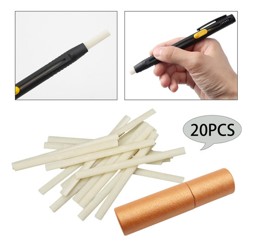 2 Giz De, Caneta Marcadora De Tecido, Canetas 20pcs Recargas