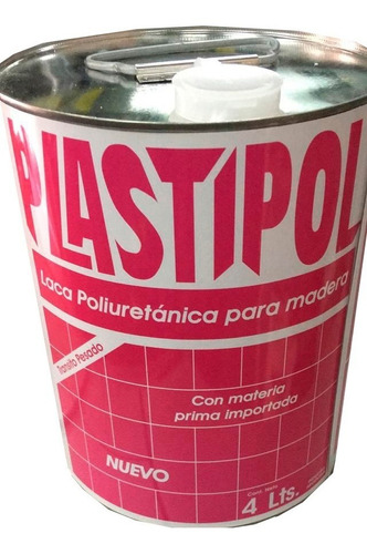 Laca Poliuretánica Plastipol X4lts - Plastificante Brillante