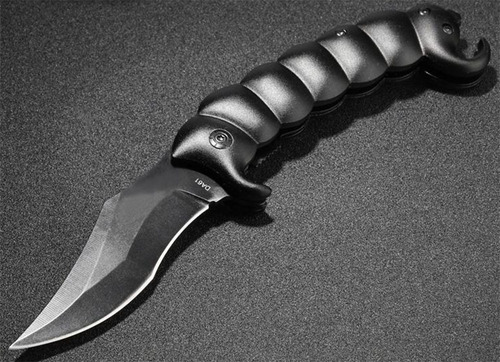 Cuchillo  Tactico Navaja Retractil Cortapluma Black Scorpio 