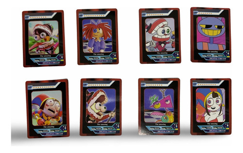 Figura Ragatha Amazing Circus Digital + 3 Tarjetas Al Azar