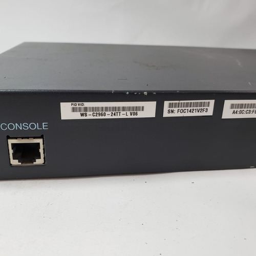 Switch Cisco Catalyst 2960 24 Portas Ws C2960 24tt L V02 Mercado Livre Switch Cisco Catalyst 2960 24 Portas Ws C2960 24tt L V02 Mercado Livre