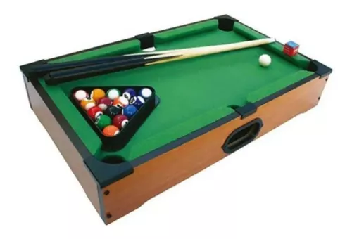 Mesa Mesinha De Sinuca Bilhar Infantil Snooker Portátil Mini Completa Jogo  Madeira Crianças Brinquedo : : Casa