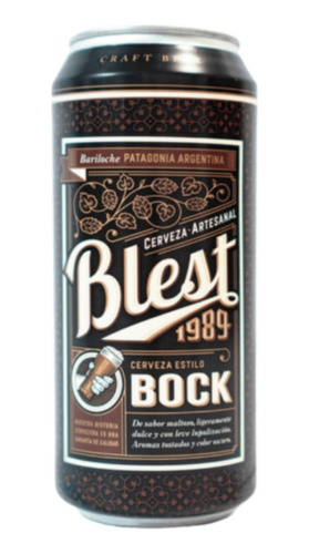 Cerveza Blest Bock Lata 473 Ml.