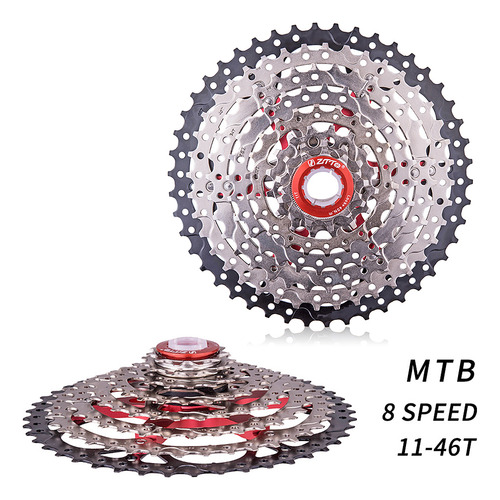 Bicicleta De Montaña Mtb De 8 Velocidades 11-46t Cassette Fr
