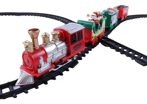 Tren De Navidad De Bricolaje, Tren De Navidad De Pista Larga