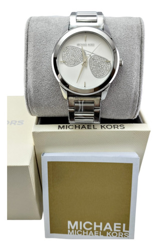 Reloj Michael Kors Hartman Plateado Acero Inox Mujer