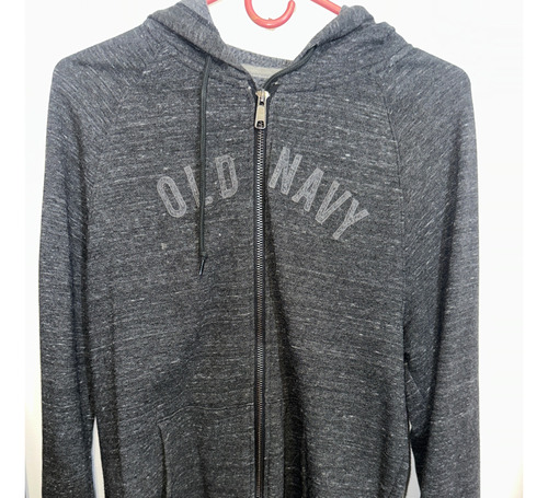 Buzo Gris Old Navy Talla S, Con Capucha Ideal Para Ejercicio