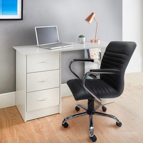 Imagen 6 de 10 de Sillón Oficina Pc Escritorio Brazos Cromados Envio Gratis