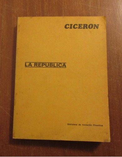 Libro La República - Ciceron