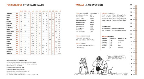 Imagen 4 de 8 de Agenda Quino 2023 Encuadernada Naranja