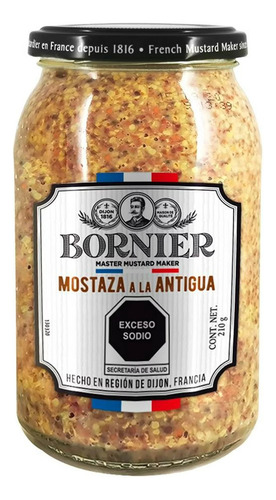 Mostaza A La Antigua Bornier 210 G