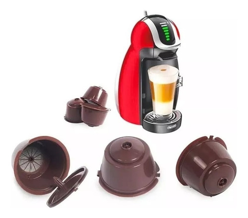 4 Cápsulas Para Dolce Gusto Reutilizável Recarregavel
