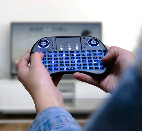 Teclado Bluetooth Inalambrico Mando Para Smart Tv Box