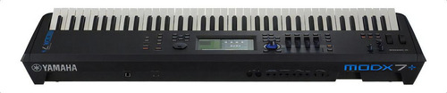 Sintetizador de teclas pesadas Yamaha Modx7+ Plus 76 preto