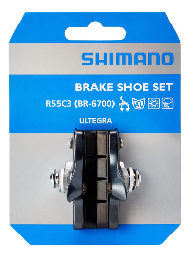 Shimano Br-6700-g R55c3 - Par De Zapatas De Freno Tipo Cartu