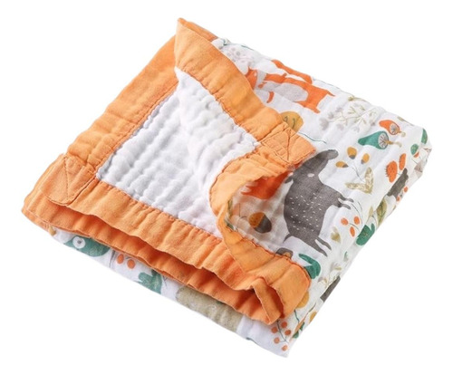 Cobijita Para Bebe Animales Blanco