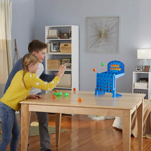 Juego De Mesa Point Games Bounce 4 En Una Fila Con Funda De