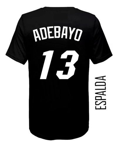 Remera Algodon - Basket (034) Miami Heat #13 Adebayo