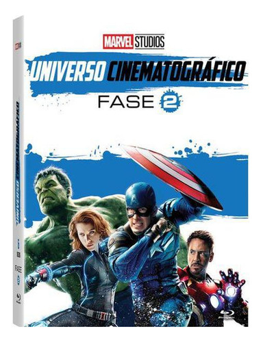 Dvd Blu-ray Marvel Universo Cinematográfico Fase 2 -6 Discos
