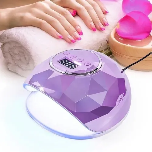 Lampara Led Espejo Diamante Para Secado Rápido De Uñas 86w