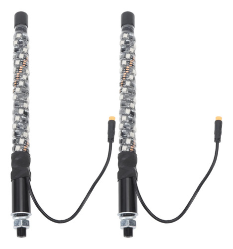 Par De Antenas Led 30 Cm Calidad Premium 