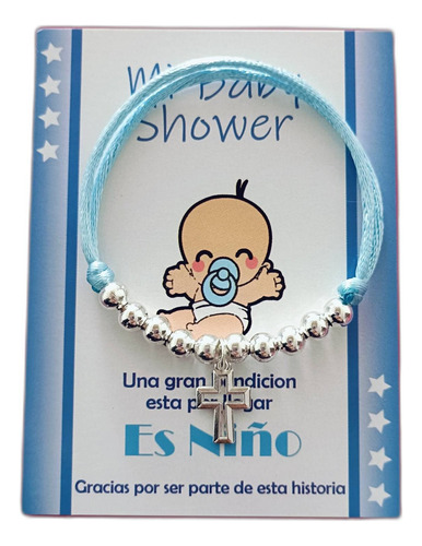 20 Pulseras Decenario Recuerdo De Baby Shower