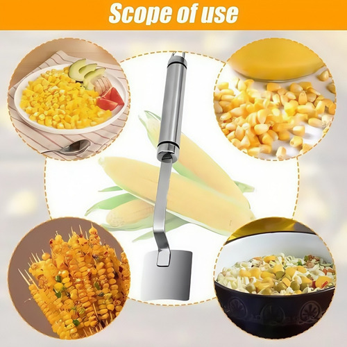 Cortador De Mazorcas De Maíz Para Cocina De Restaurante, 2 P