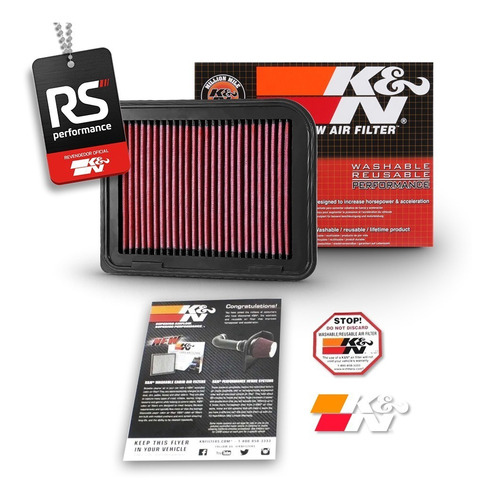 Imagem 5 de 5 de Filtro De Ar Esportivo K&n Mitsubishi Asx Outlander Lancer