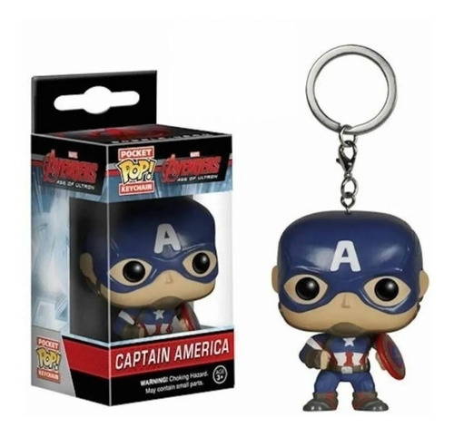 Llavero Funko Pop Capitan América De Avengers